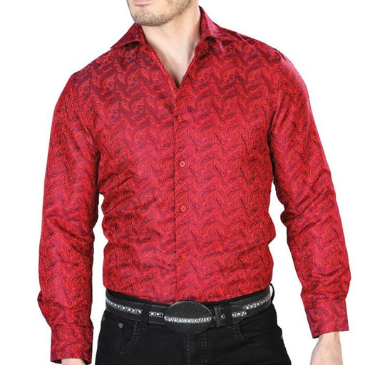 Camisa Vaquera de Moda El Señor de los Cielos Color Rojo GEN-43709 - El General