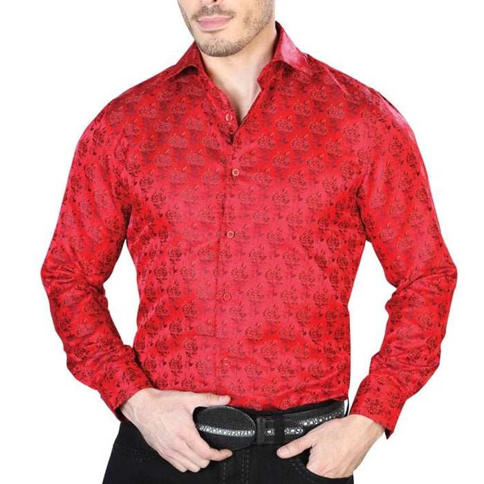 Camisa Vaquera de Moda El Señor de los Cielos Color Rojo GEN-43739 - El General
