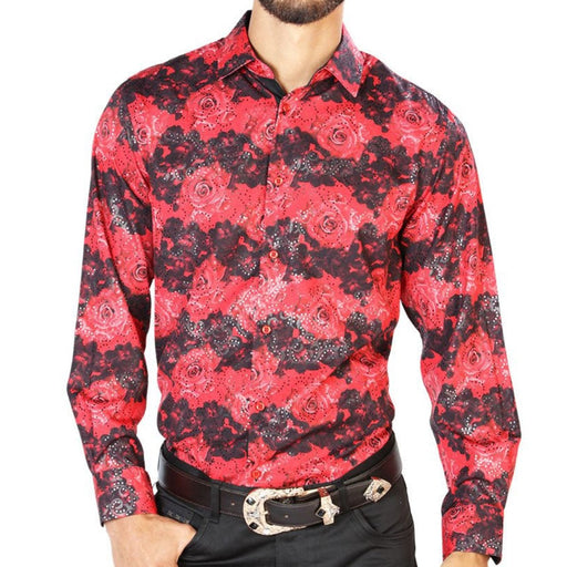 Camisa Vaquera de Moda El Señor de los Cielos Color Rojo GEN-43874 - El General