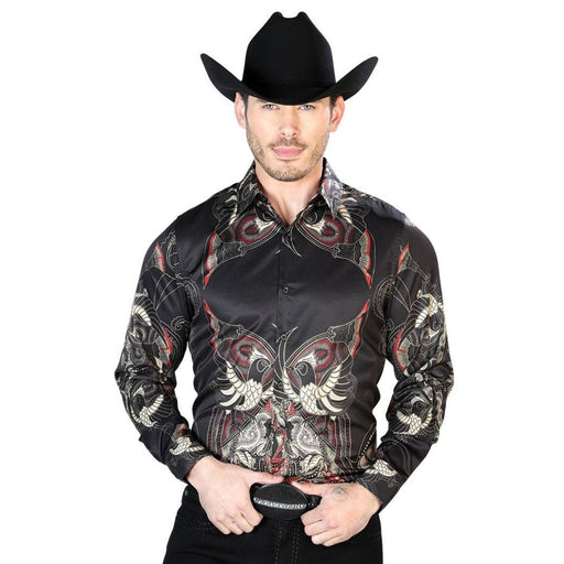 Camisa Vaquera de Moda El Señor de los Cielos Negra GEN-43669 - El General