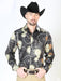 Camisa Vaquera de Moda El Señor de los Cielos Negra GEN-43992 - El General