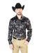 Camisa Vaquera de Moda El Señor de los Cielos Negra y Beige GEN-43946 - El General