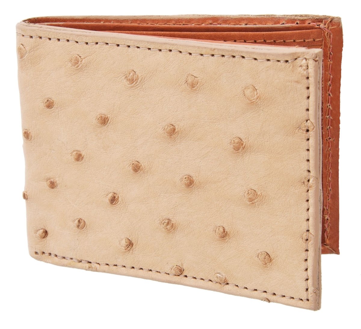 Cartera de Avestruz Original Color Arena WD-1631 - White Diamonds Boots