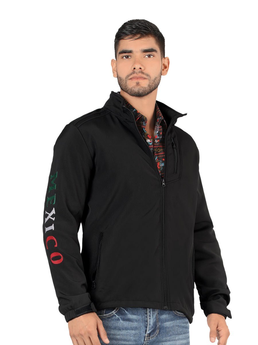Chamarra de Mexico para Hombre Color Gris Marino Tipo Ariat
