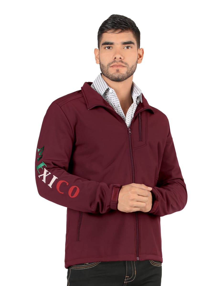 Chamarra de Mexico para Hombre Color Vino Tipo Ariat - Montero Jeans