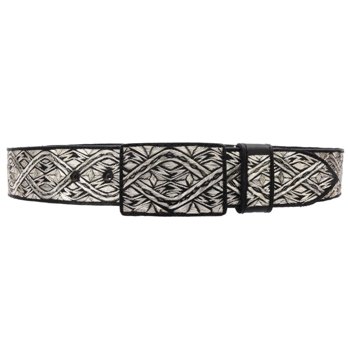 Cinto de Hilo de Plata Fino Original para Hombre WD-1658