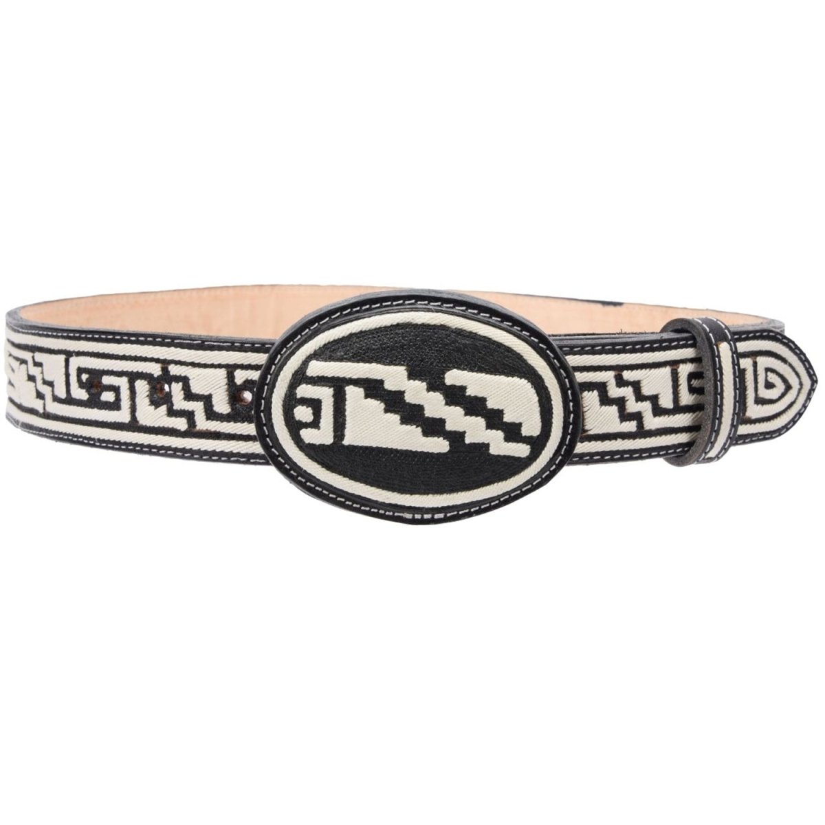 Cinto Vaquero de Pita Original para Niño Color Negro WD-1691 - White Diamonds Boots