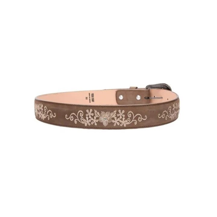 Cinto Vaquero de Cuero Original Color Cafe Miel WD-1504