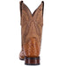 Dan Post Men's Alamosa Full Quill Ostrich Square Toe Boots - Tan - Dan Post Boots