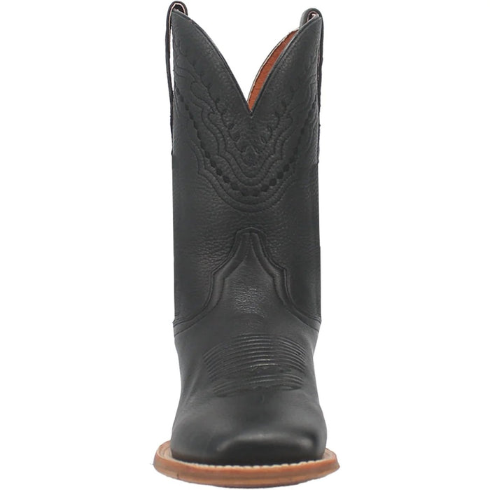 Dan Post Men's Milo Genuine Leather Square Toe Boots - Black - Dan Post Boots