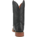 Dan Post Men's Milo Genuine Leather Square Toe Boots - Black - Dan Post Boots