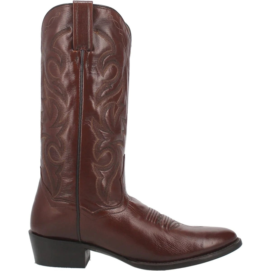 Dan Post Men's Milwaukee Leather Round Toe Boots - Antiquetan Brown
