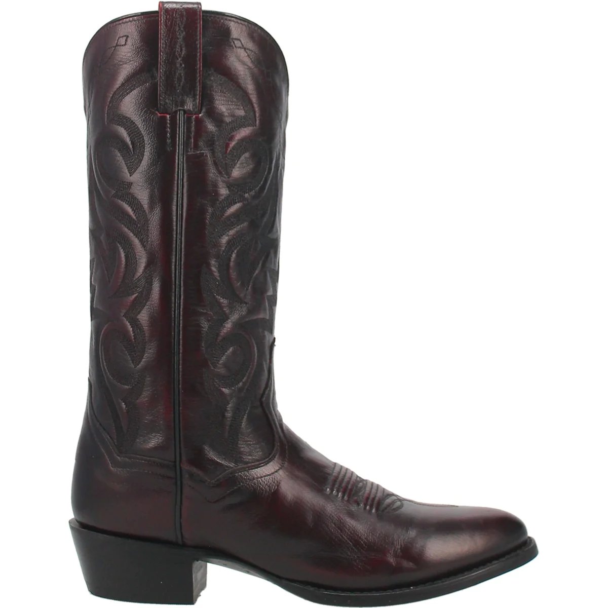 Dan Post Men's Milwaukee Leather Round Toe Boots - Blackcherry - Dan Post Boots