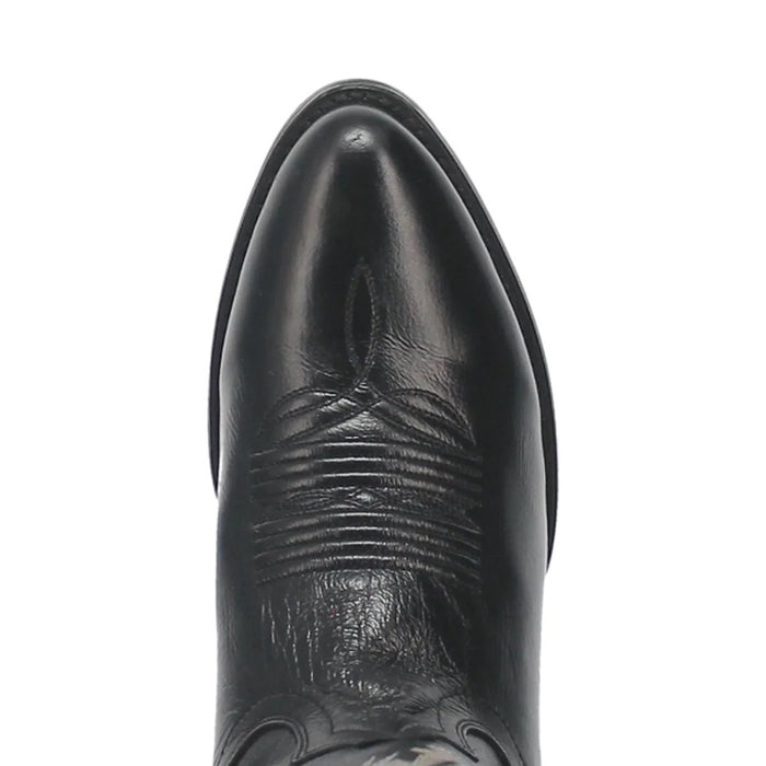 Dan Post Men's Milwaukee Leather Round Toe Boots - Black - Dan Post Boots