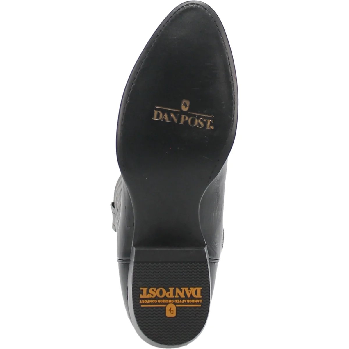 Dan Post Men's Milwaukee Leather Round Toe Boots - Black - Dan Post Boots