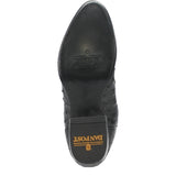 Dan Post Men's Tempe Full Quill Ostrich Round Toe Boots - Black - Dan Post Boots