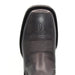 El Besserro Men's Square Toe Leather Ankle Boots Black H6439 - Hooch Boots