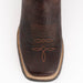 Ferrini Men's Blaze Leather Square Toe Boots Handcrafted - Chocolate - Ferrini Boots