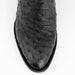 Ferrini Men's Colt Full Quill Ostrich Boots Handcrafted - Black - Ferrini Boots
