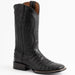 Ferrini Men's Dakota Belly Caiman Western Boots - Square Toe Handcrafted Black - Ferrini Boots