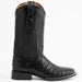 Ferrini Men's Dakota Belly Caiman Western Boots - Square Toe Handcrafted Black - Ferrini Boots