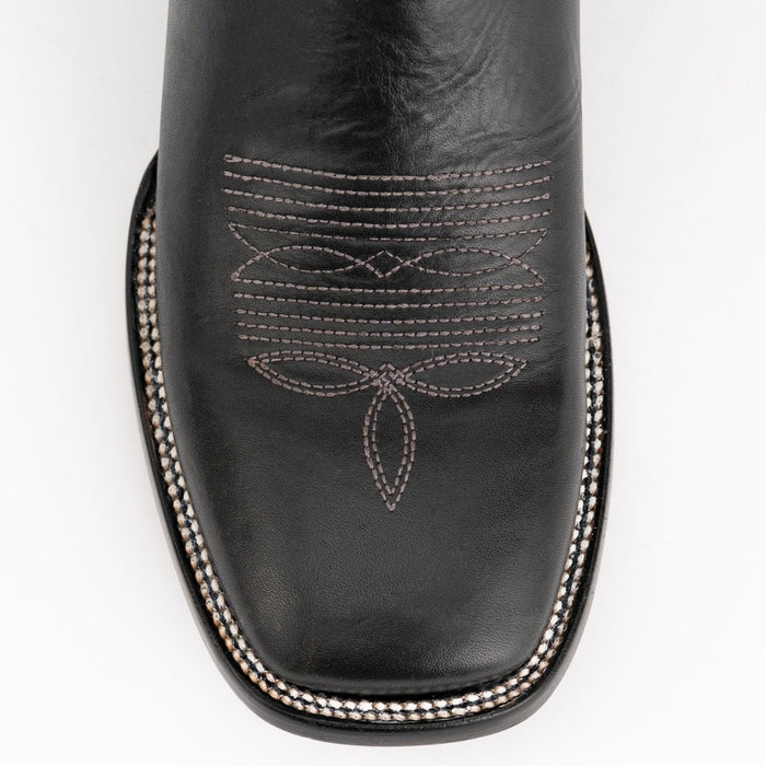 Ferrini Men's Gunner Leather Boots Handcrafted - Black - Ferrini Boots