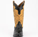 Ferrini Men's Nash Ostrich Leg Round Toe Boots Handcrafted - Black - Ferrini Boots
