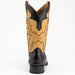 Ferrini Men's Nash Ostrich Leg Round Toe Boots Handcrafted - Black - Ferrini Boots