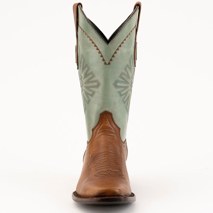 Ferrini Men's Santa Fe Leather Boots Handcrafted - Brandy - Ferrini Boots