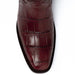 Ferrini Men's Stallion Alligator Belly Boots French Toe Handcrafted Chocolate 1074109 - Ferrini Boots