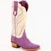 Ferrini Women's Candy Snip Toe Boots Handcrafted - Purple/Cream - Ferrini Boots