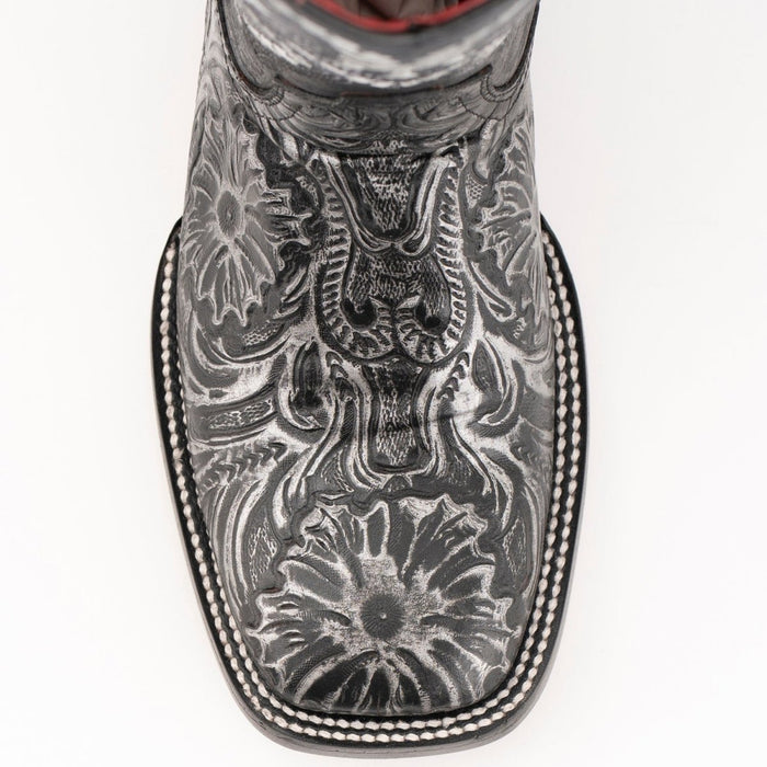 Ferrini Women's Cleopatra Square Toe Boots Handcrafted - Silver - Ferrini Boots