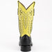 Ferrini Women's Colt Full Quill Ostrich Square Toe Boots Handcrafted - Black - Ferrini Boots
