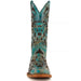 Ferrini Women's Horseshoe Square Toe Boots Handcrafted - Turquoise - Ferrini Boots
