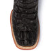 Ferrini Women's Rancher Square Toe Boots Crocodile Print - Black/Purple - Ferrini Boots