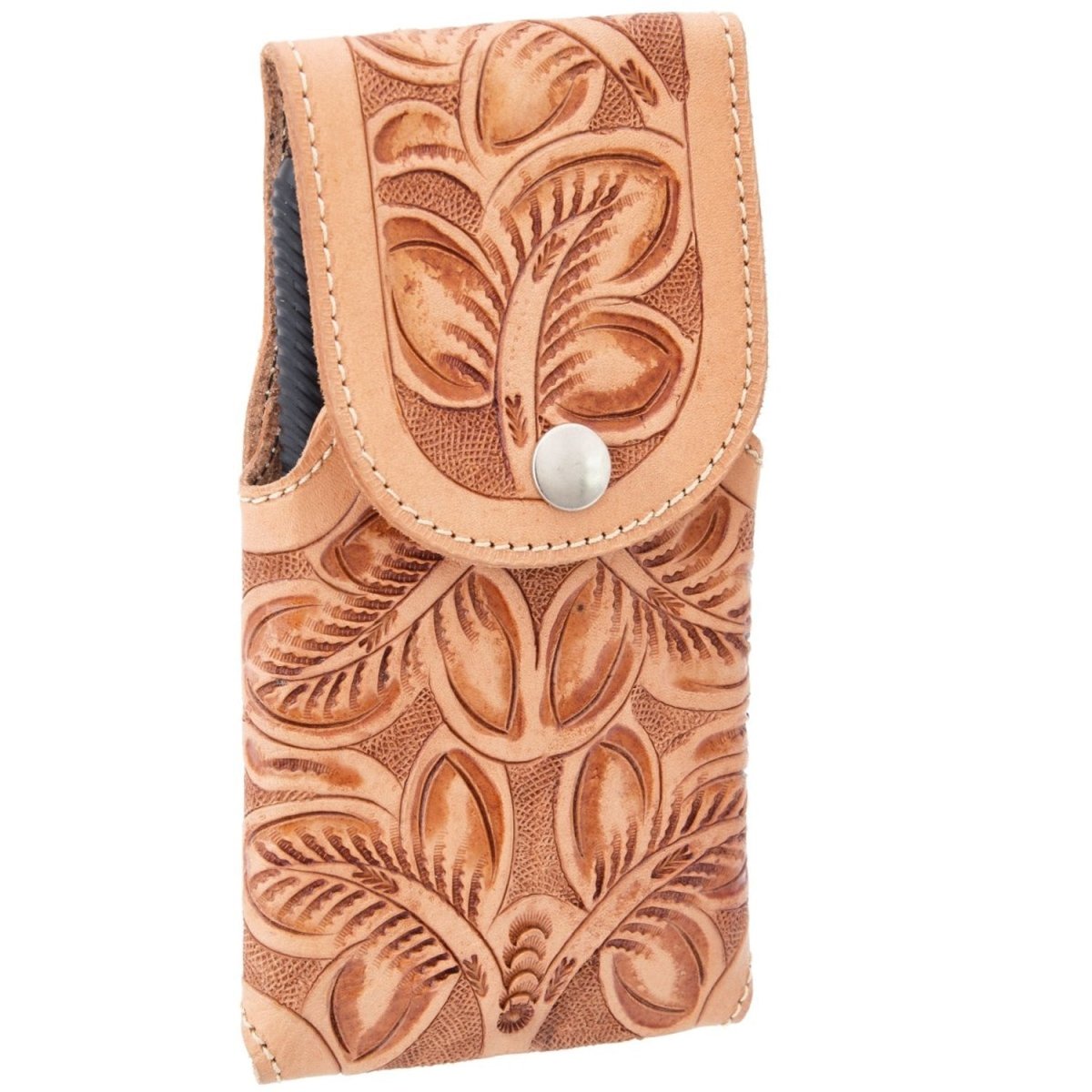 Original Natural Color Chiseled Leather Smartphone Case WD-1526 Original Natural Color Chiseled Leather Smartphone Case WD-1526