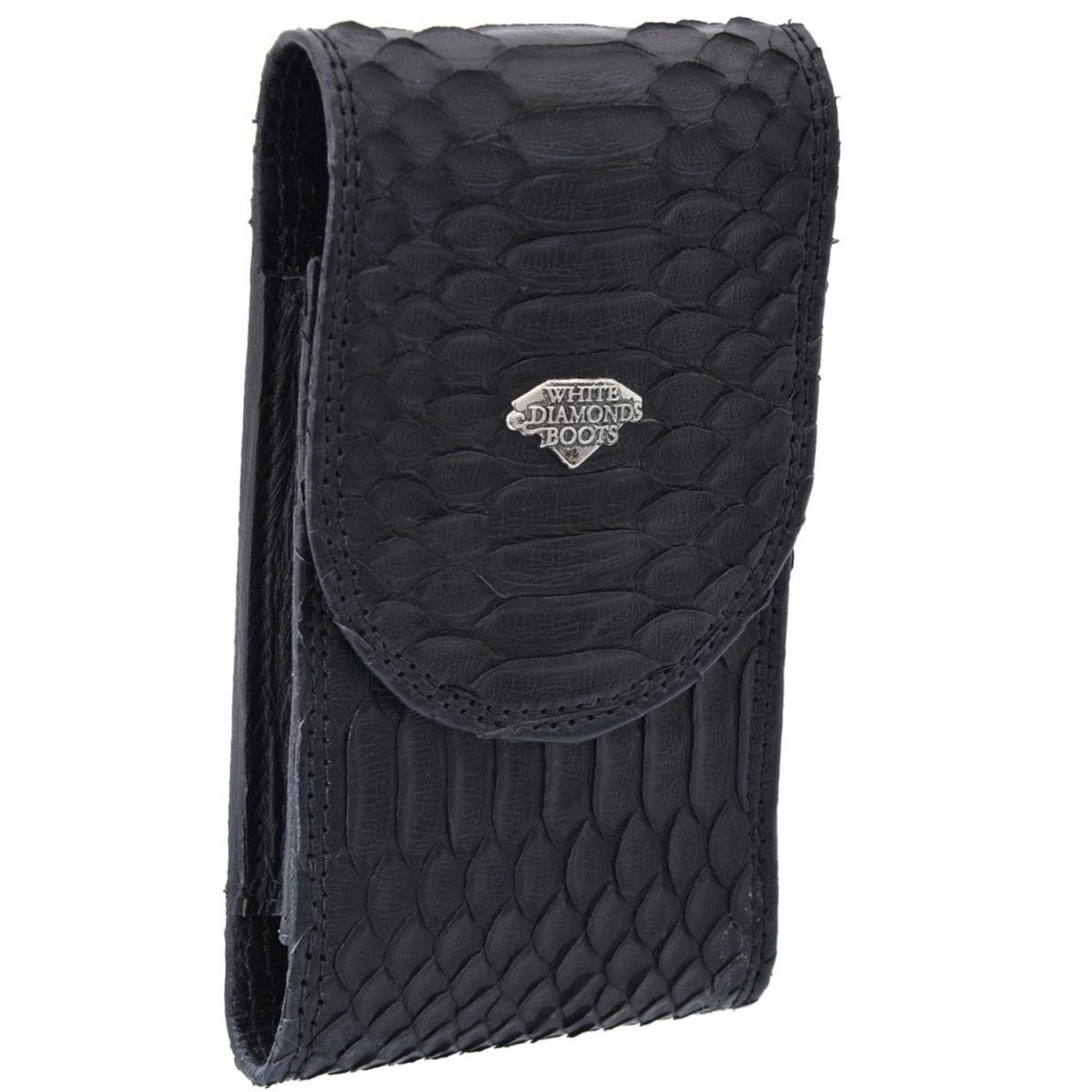 Funda para Smartphone de Cuero Cincelado Original Negro WD-1527 main image 1