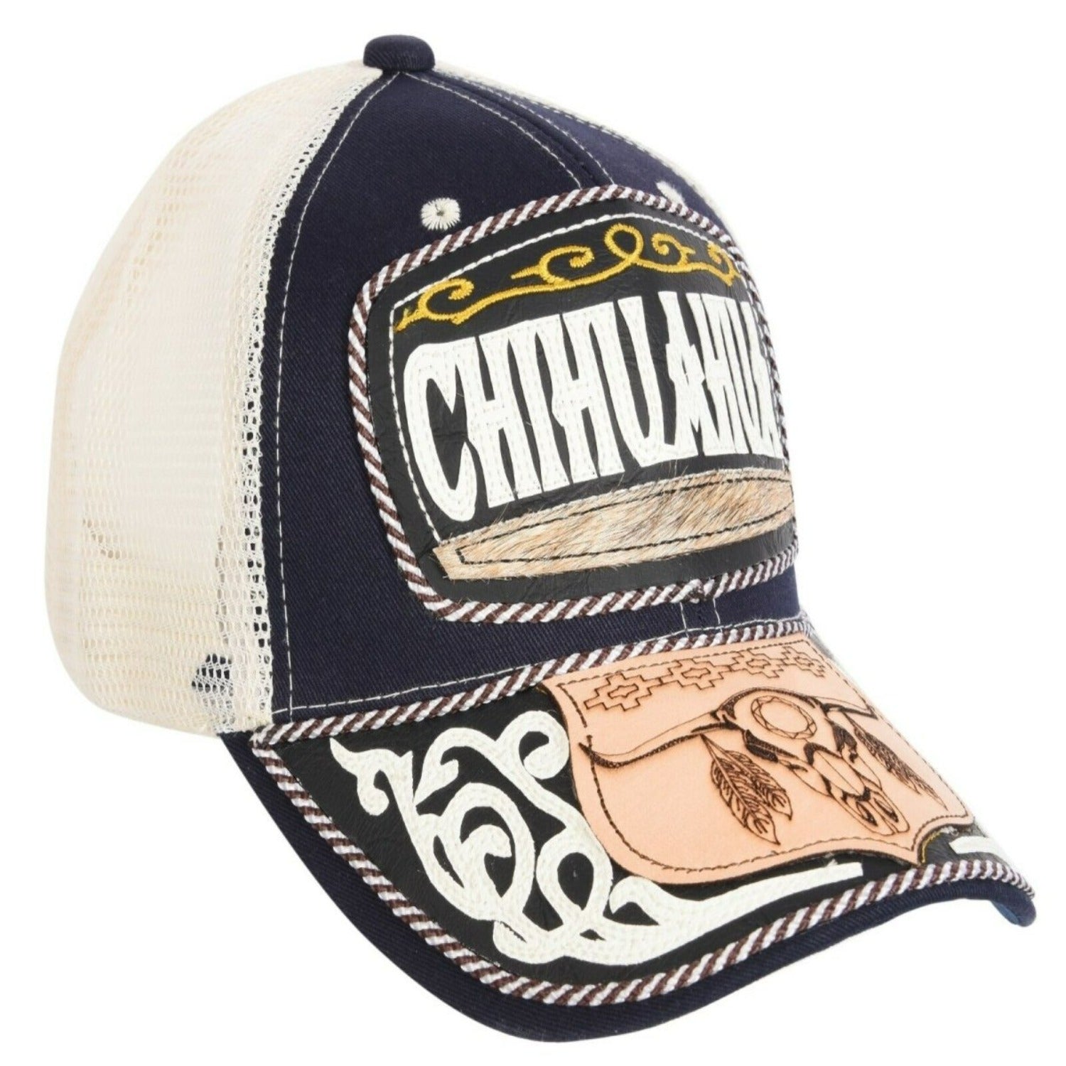 Gorra Artesanal con Bordado del Estado de Chihuahua - ImporMexico