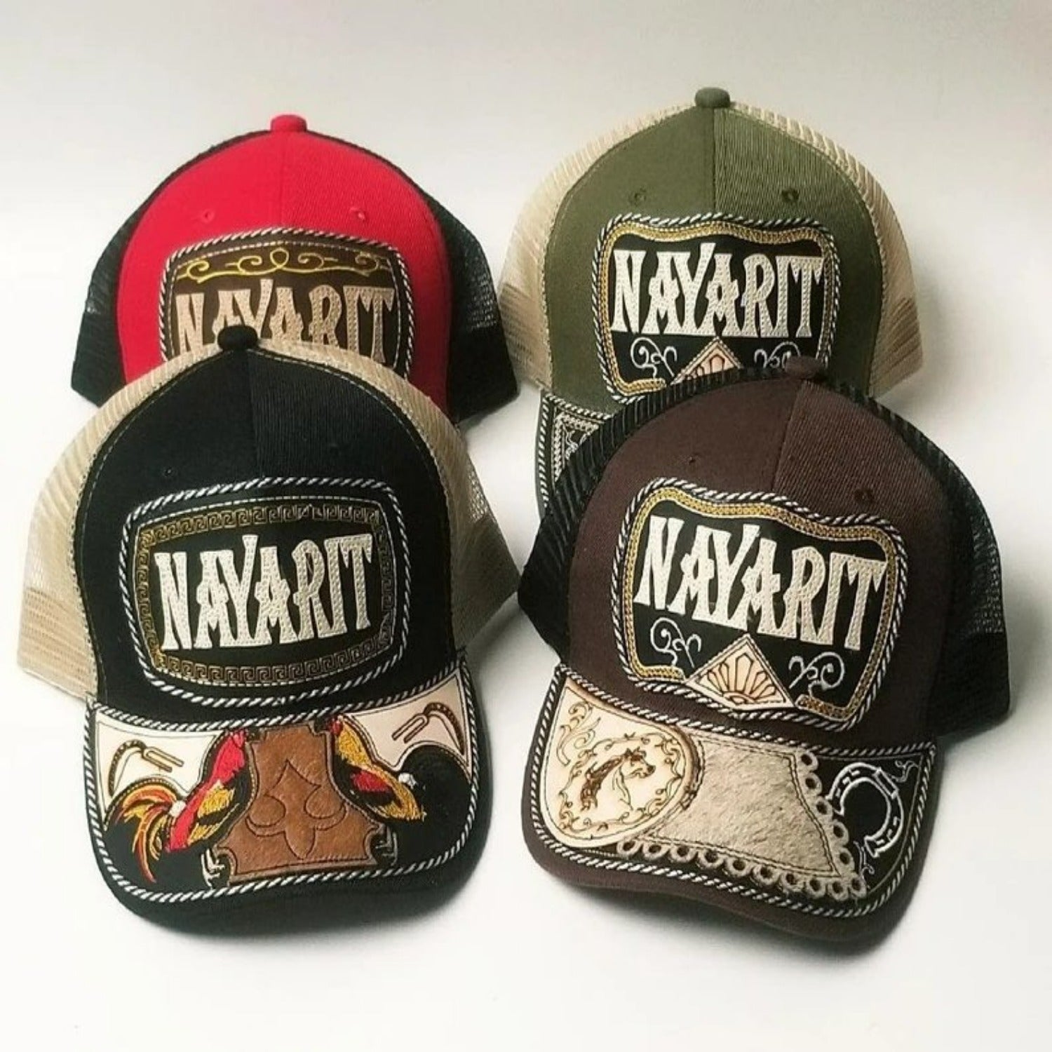 Gorra Artesanal con Bordado del Estado de Nayarit - ImporMexico