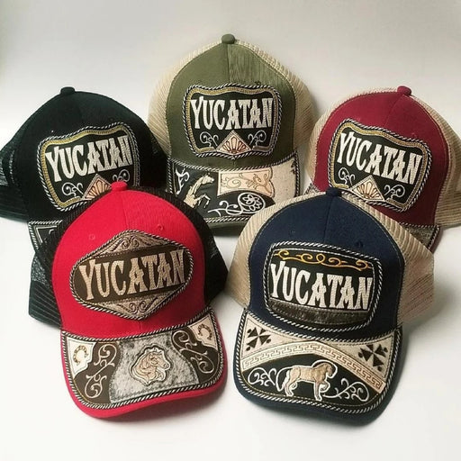 Gorra Artesanal con Bordado del Estado de Yucatan - ImporMexico