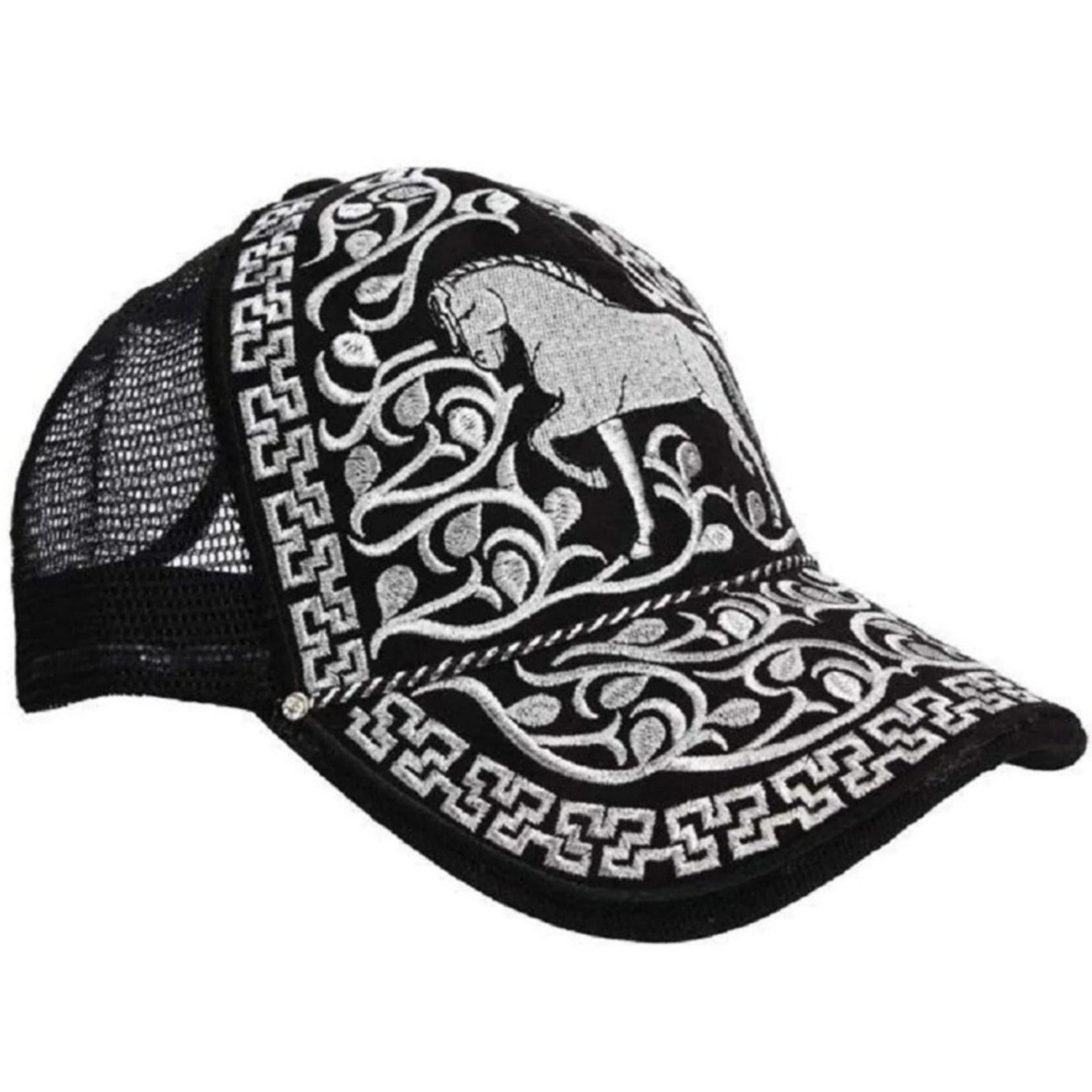 Gorra Tradicional Charra con Bordado de Caballo - ImporMexico