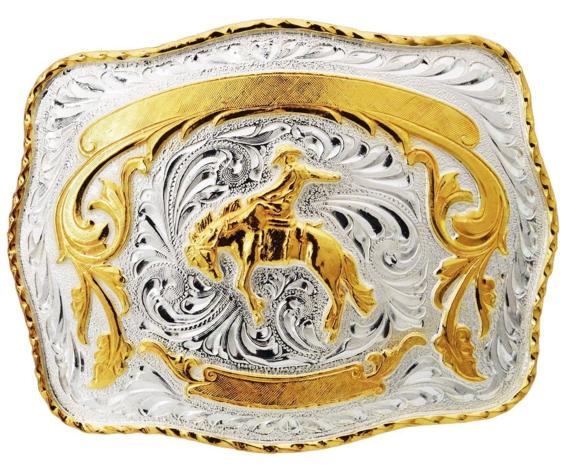  WMG Cinturón Gallo Hebilla Vaquero Rodeo Western Tono Oro, Tono  dorado : Ropa, Zapatos y Joyería