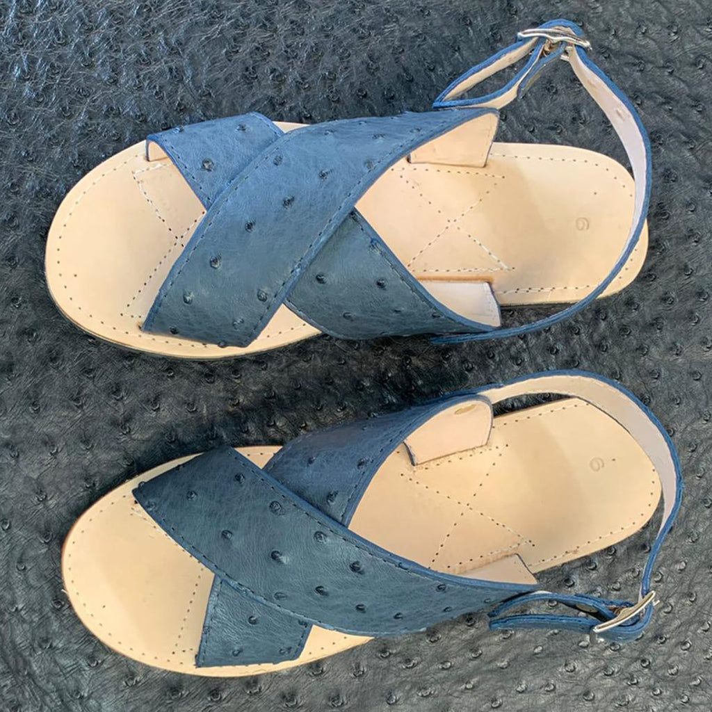 huaraches de avestruz originales