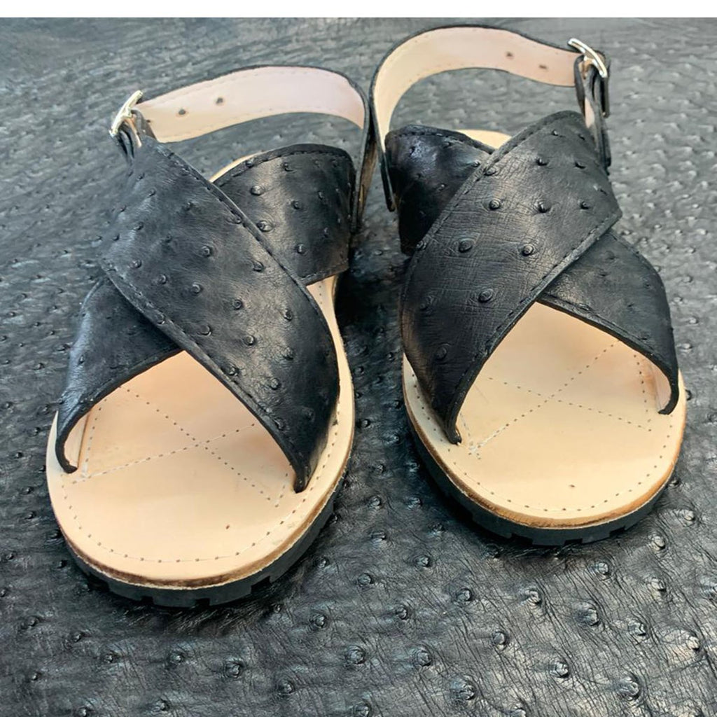 huaraches de avestruz originales