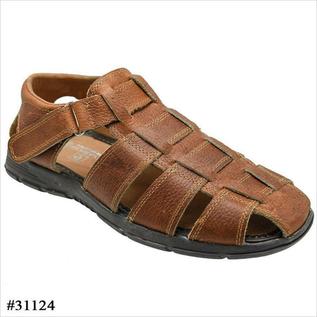 Huarache de Cuero Artesanal de Vestir Fino Color Miel imp-31124 - Impor Mexico