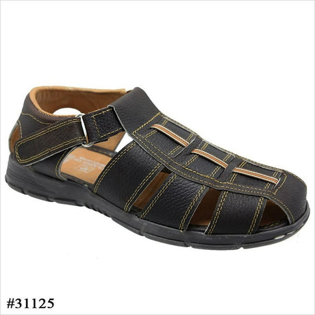 Huarache de Cuero Artesanal de Vestir Fino Color Moka imp-31125 - Impor Mexico