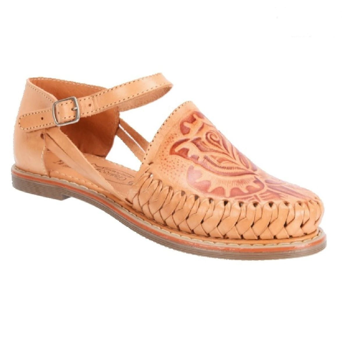 Huaraches de cuero discount mujer