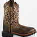 Laredo by Dan Post Child & Youth Square Toe Leopard Print Leather Boots Makucha - Dan Post Boots