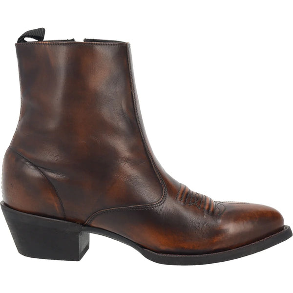 Laredo Men's Fletcher Leather Round Toe Boots with Zipper - Tan main image 0