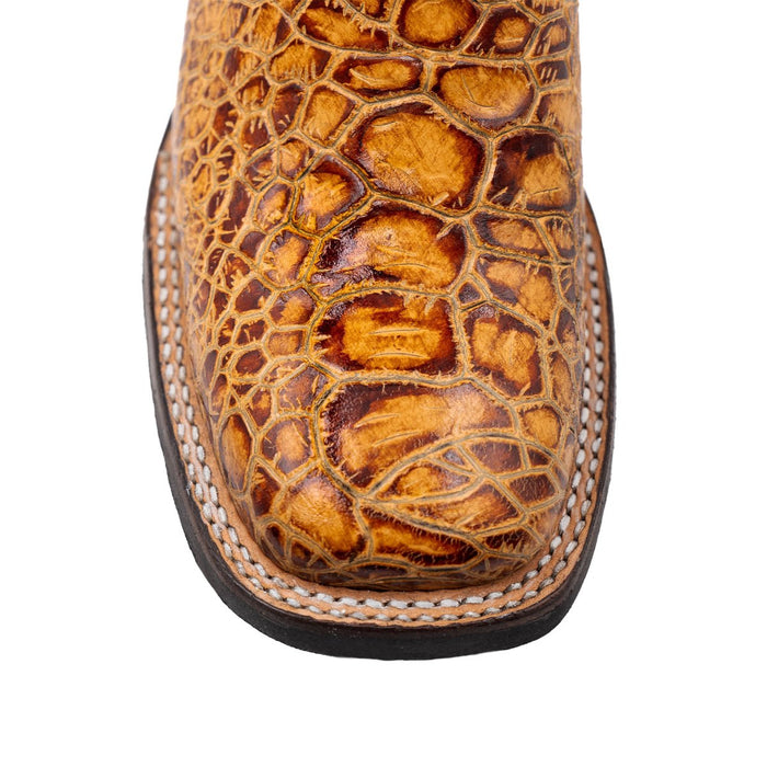 Men's Ferrini Kai Sea Turtle Print Boots Handcrafted Tan 42593-61 - Ferrini Boots